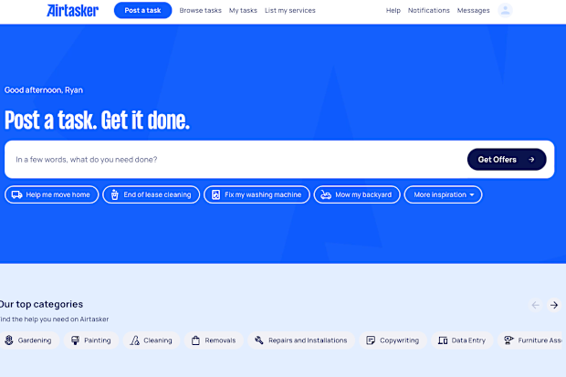 airtasker website