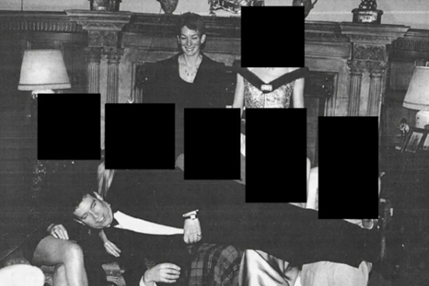Prince Andrew seen in Epstein files
