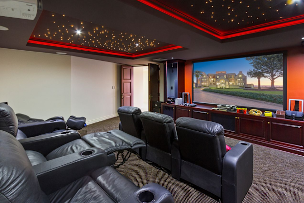 The Gold Coast 'castle' even has its own private theatre among a plethora of other luxuries and conveniences.