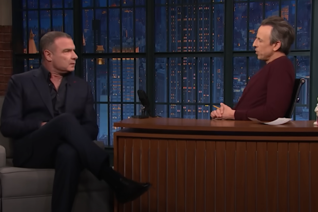 A Migraine Caused Liev Schreiber to Forget His Doubt: A Parable Lines While on Stage