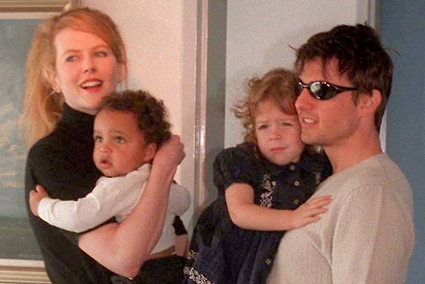 Nicole Kidman, Tom Cruise, Sydney Airport, children, Connor, Isabella, 1996