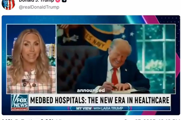 The AI-generated clip was made to look like a Fox News segment.
