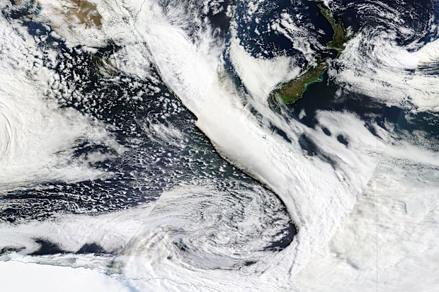 Directional spectrum wave observations at 2am AEDT on Tuesday for a waverider buoy located near Sydney, showing a wave period of 22.2 seconds. Source: Manly Hydraulics Laboratory