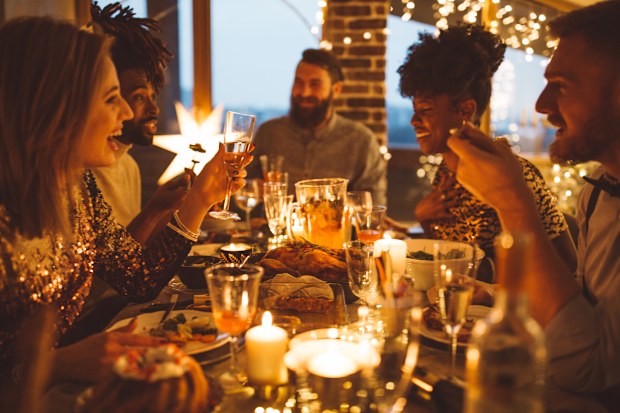 Christmas dinner party