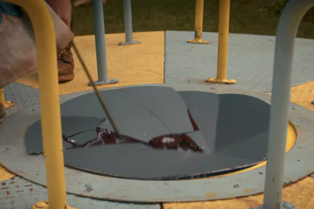 The centre of the roundabout in stranger things 5 conformity gate