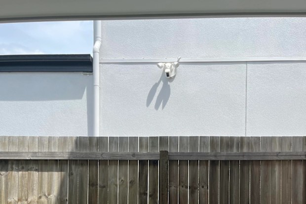 An Australian homeowner has recently installed a security camera that points directly into their neighbour's backyard over the fence.