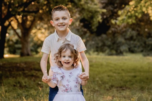 The Haywards children Jack and Lily.