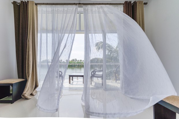 Modern hotel room in Sri Lanka.
