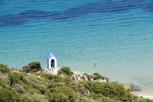"Crystal clear sea in Halkidiki, North Greece"