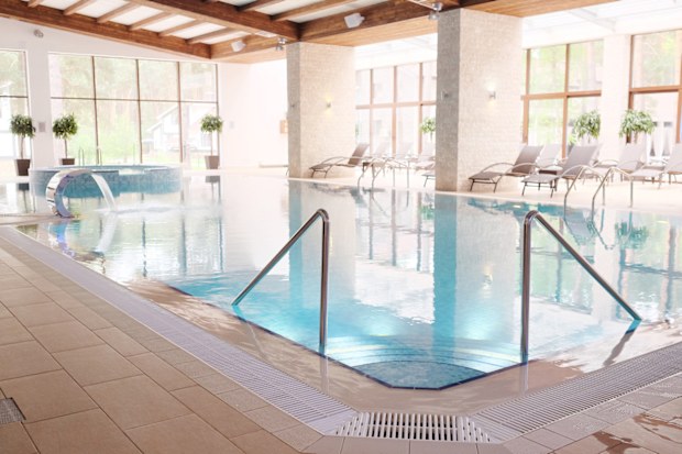 Interior of a swimming pool
