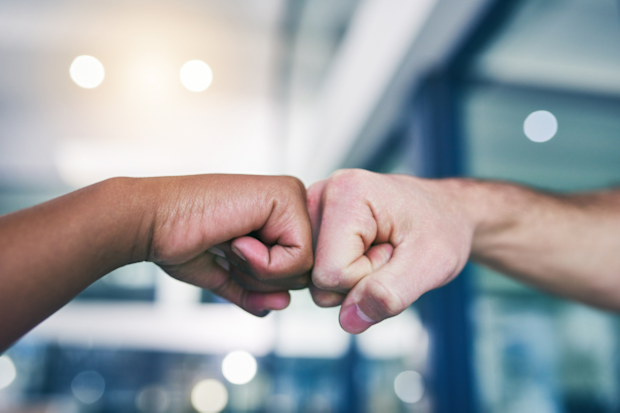 Fist bump