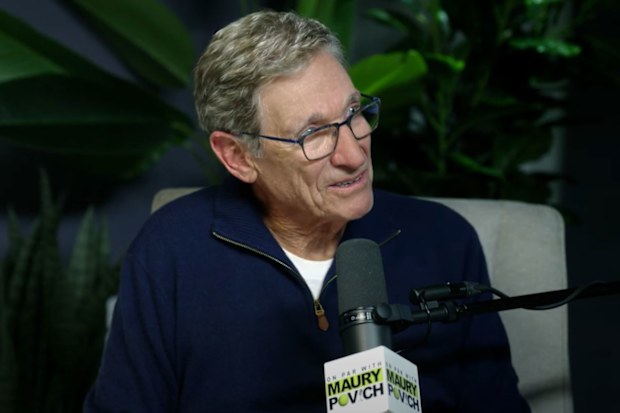 Maury Povich talks about being "dead broke" in the past. 