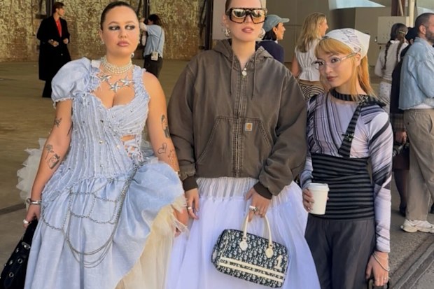 Carmen Azzopardi, Joely Malcom and Gemma Chu-Tran Australian Fashion Week