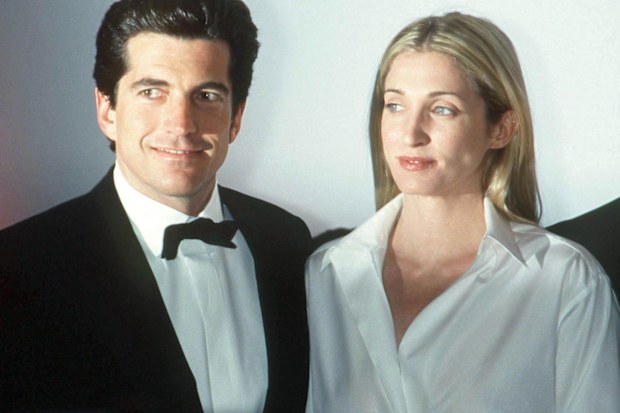 John F. Kennedy and Carolyn Bessette.