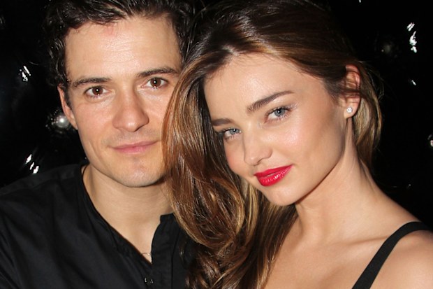 Orlando Bloom, Miranda Kerr, after party, Broadway opening night of Shakespeare's Romeo And Juliet,  The Edison Ballroom, September 19, 2013 in New York City