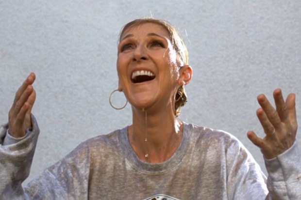 Celine Dion appeared in a promotional video for Sunday Night Football