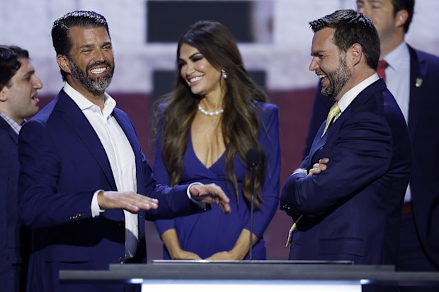 don jr kimberly guilfoyle split breaks silence