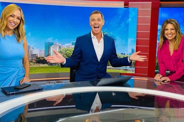 Gavin Morris hosting the Today show