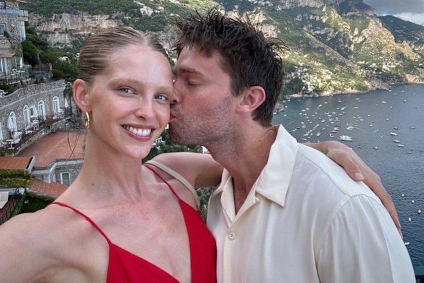 Patrick Schwarzenegger and Abby Champion.