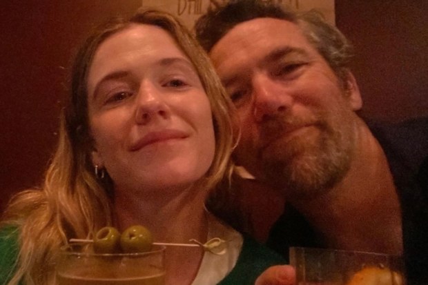 Harriet Dyer and Patrick Brammall 