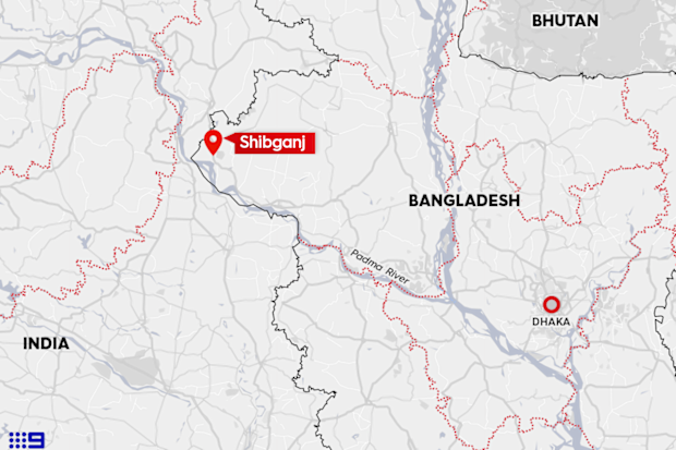 The party were struck by lightning in Shibganj, a riverside town in north-west Bangladesh.