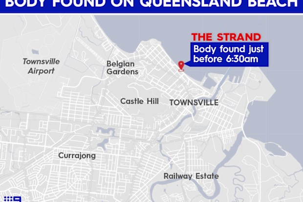 The body was found just before 6:30am on Monday.