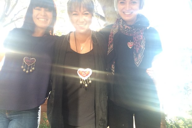 Misha and her best friends.