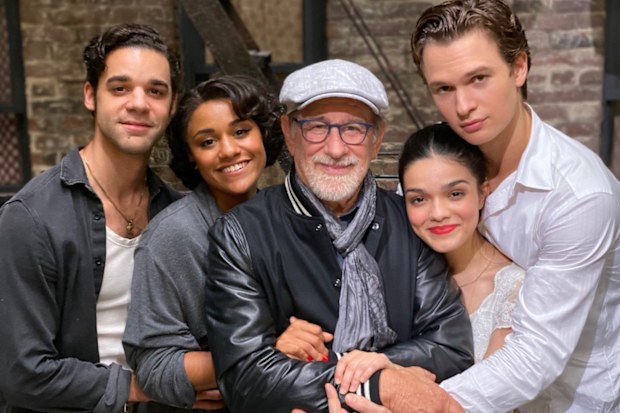 Steven Spielberg, Ansel Elgort, Rachel Zegler, Ariana DeBose, David Alvarez, West Side Story