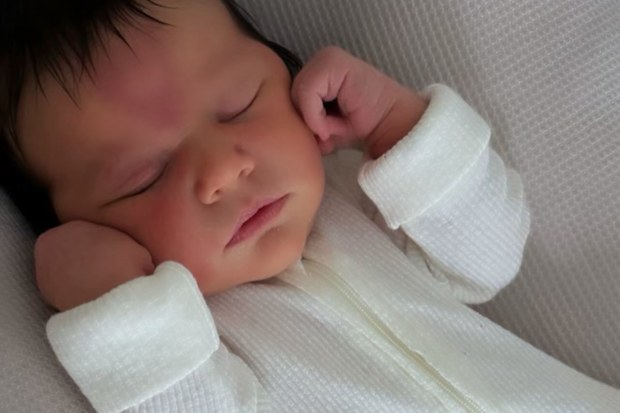 Simone Hotlznagel and Jono Castano's daughter Gia.
