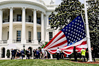 <p>That he's taking on such major White House building projects in his second term – after coming under fire for changes to the space during his first – reflects an emboldened Trump impervious to criticism.</p><p>Asked what gave him the idea to make the changes, Trump offered a revealing answer.</p><p>"I've had it for a long time. In the first term I had it, but, you know, you guys were after me. I said I had to focus. I was the hunted. And now I'm the hunter. There's a big difference," he said.</p><p>Trump spent nearly an hour inspecting and commenting on the flagpole's installation, despite heightened international tensions awaiting him. </p>