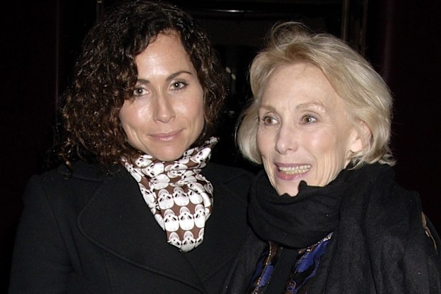 Actress Minnie Driver and her mother Gaynor Churchward
