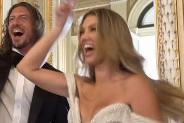 Delta Goodrem and Matthew Copley