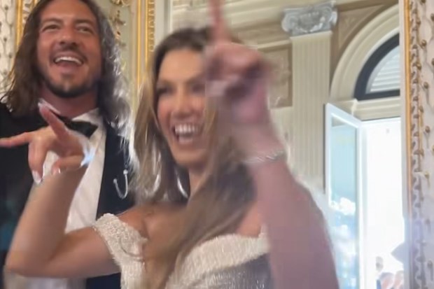 Delta Goodrem and Matthew Copley