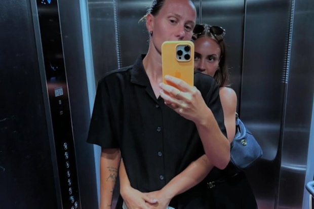 Emily van Egmond and wife Kat.