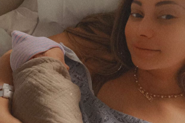 Francesca Farago has welcomed her twins