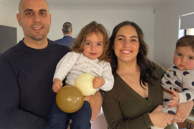 Nikolina with her husband Nicholas and their two son's Noah and Leo. 