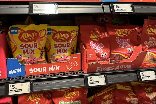 Allen's new sour lolly pack mix