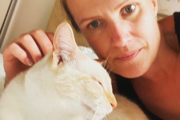Elaine Moynan says she has tried to keep Bentley the cat him inside, but he just won't stand for it.