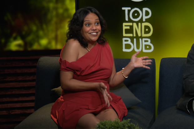 Miranda Tapsell and Gwilym Lee Top End Bub junket
