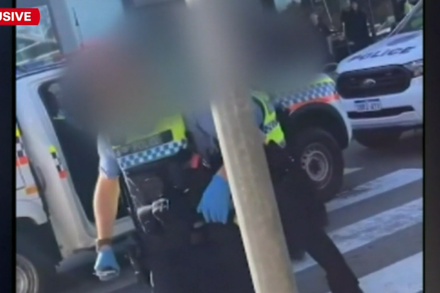 Officer's finger allegedly bitten in wild Perth incident