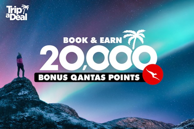 Earn 20,000 bonus Qantas Points when you book with TripADeal by Monday 30 June