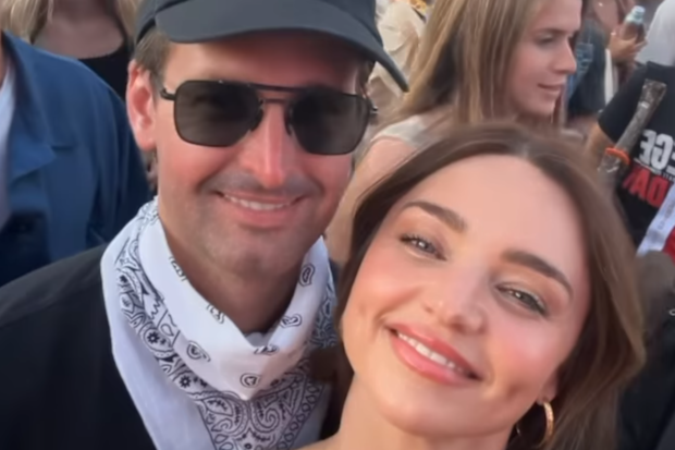Miranda Kerr and Evan Spiegel at Coachella 2026
