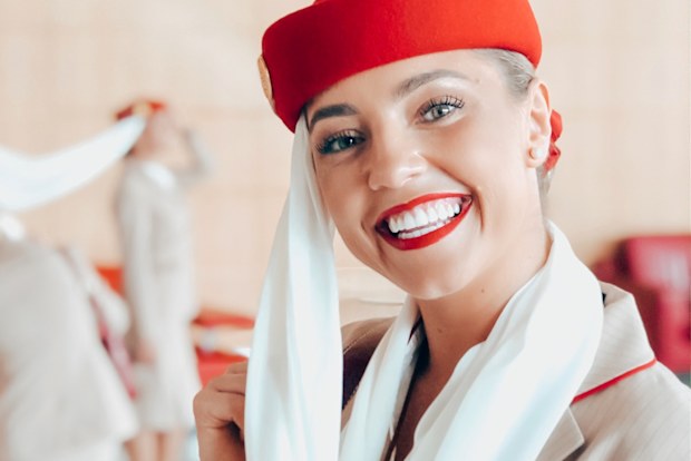 emirates flight attendant laura