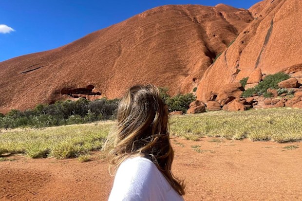 Uluru Base Walk gets you up close to the rock. 
