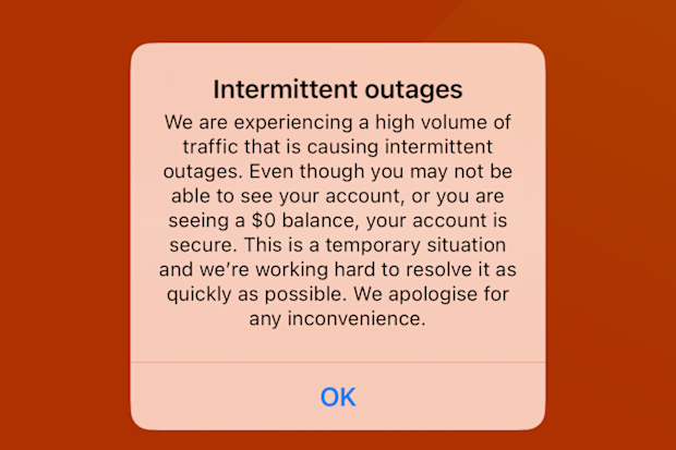 Large numbers of users logging into their super accounts saw glitched balances saying they had no money in their accounts.