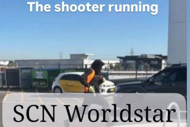A witness has captured an image of the alleged shooter. 