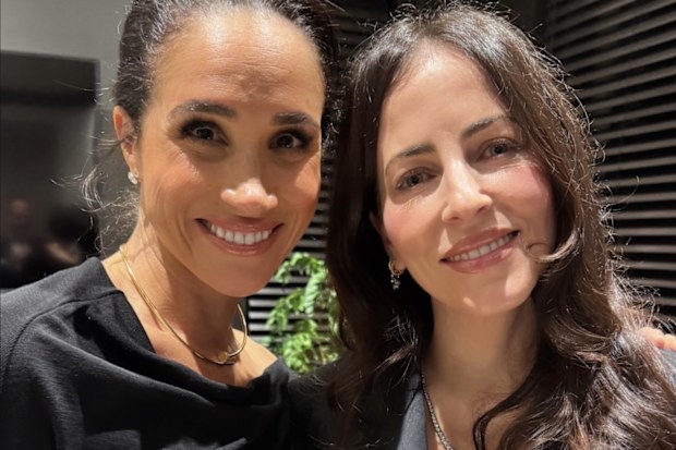 Lisa Wipfli and Meghan, Duchess of Sussex at the Nexus Summit in Melbourne April 15 2026