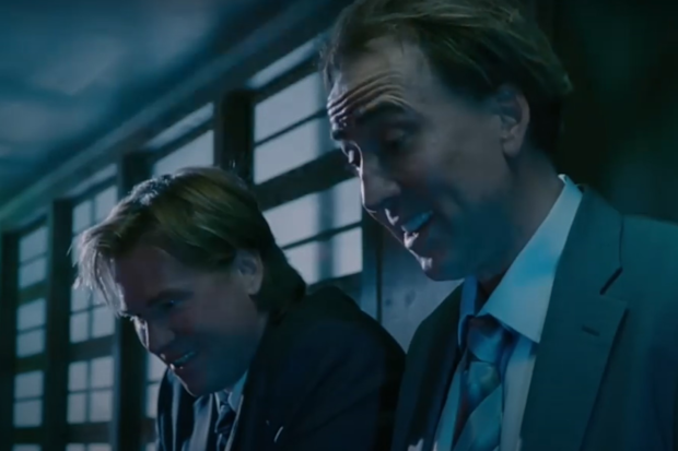 Nicolas Cage and Val Kilmer in Bad Lieutenant (2009).