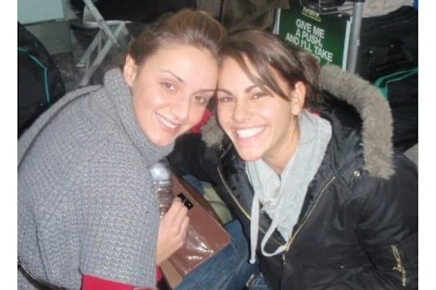 Hollie and Andrea 2009 At LHR day 2 of trying to fly home