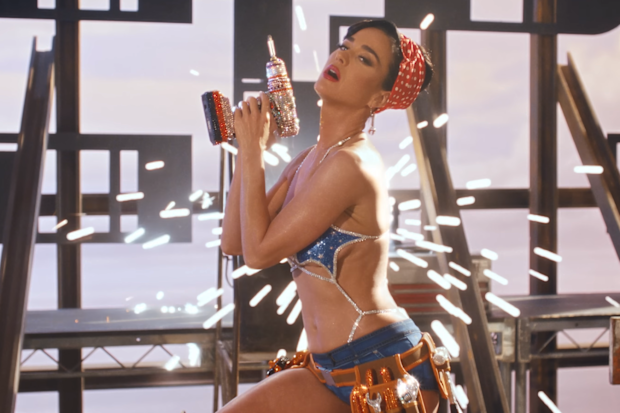 Katy Perry in the Woman's World music video